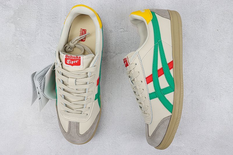 Onitsuka Tiger x Asics Tokuten "Light Grey/Green/Yellow" фото № 6
