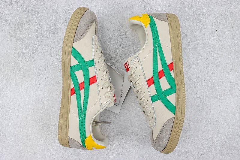 Onitsuka Tiger x Asics Tokuten "Light Grey/Green/Yellow" фото № 7
