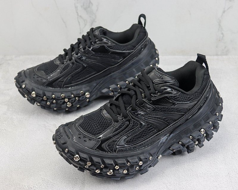 Balenciaga Defender Trainers "Black&Screw" фото № 5