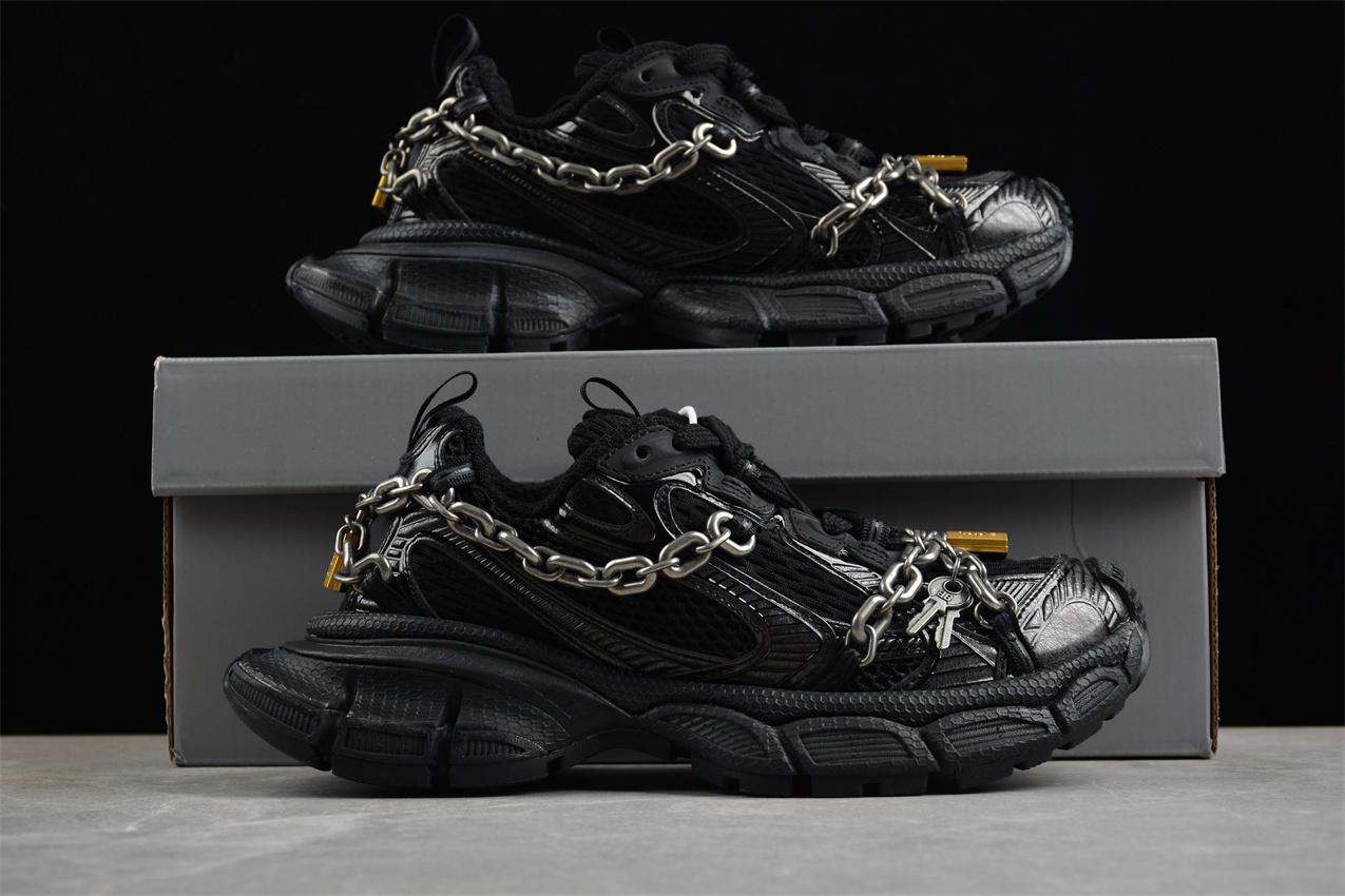 Balenciaga Phantom Sneaker 3XL "Black/Silver" фото № 9