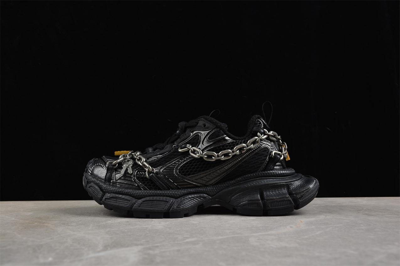Balenciaga Phantom Sneaker 3XL "Black/Silver" фото № 2