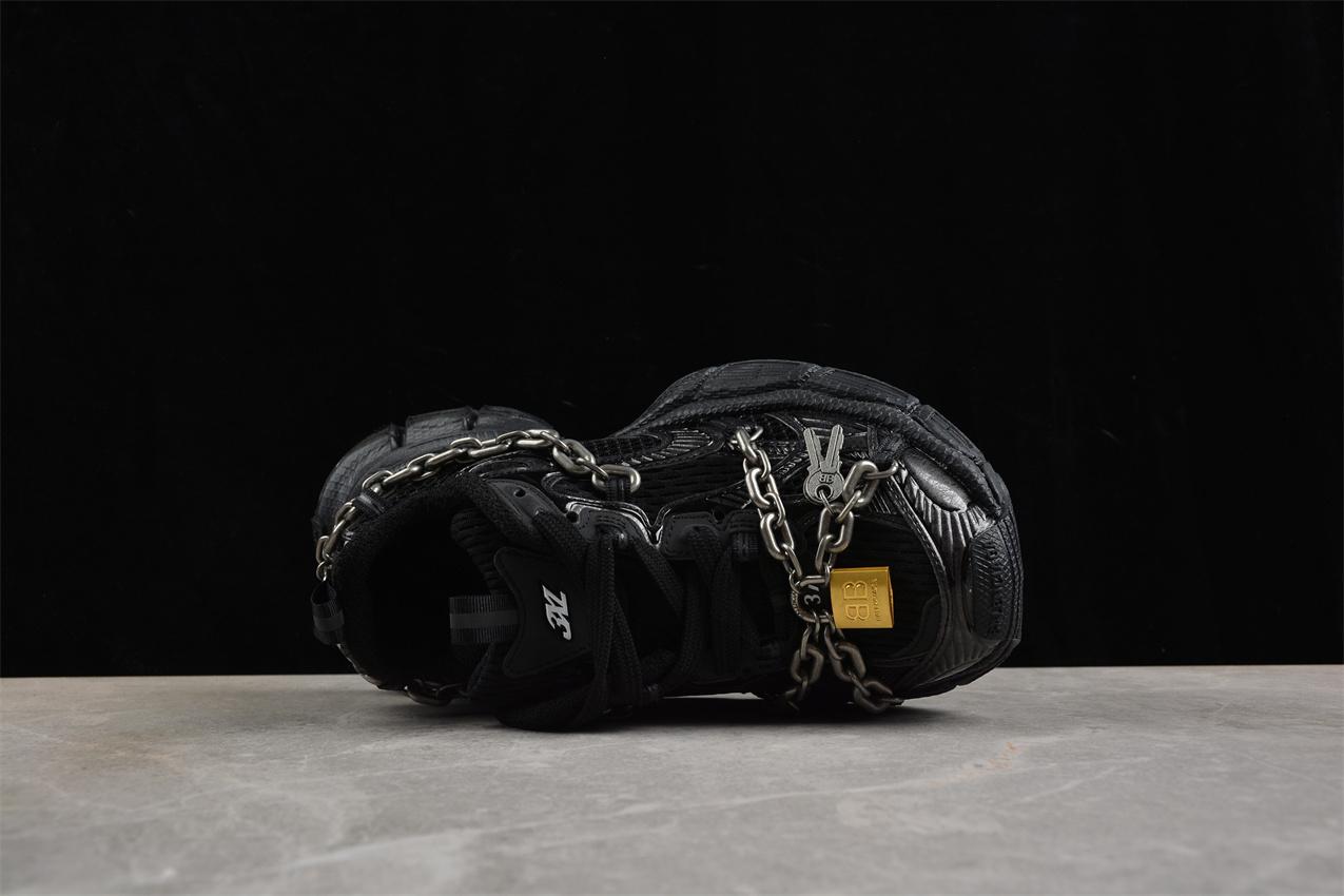 Balenciaga Phantom Sneaker 3XL "Black/Silver" фото № 3