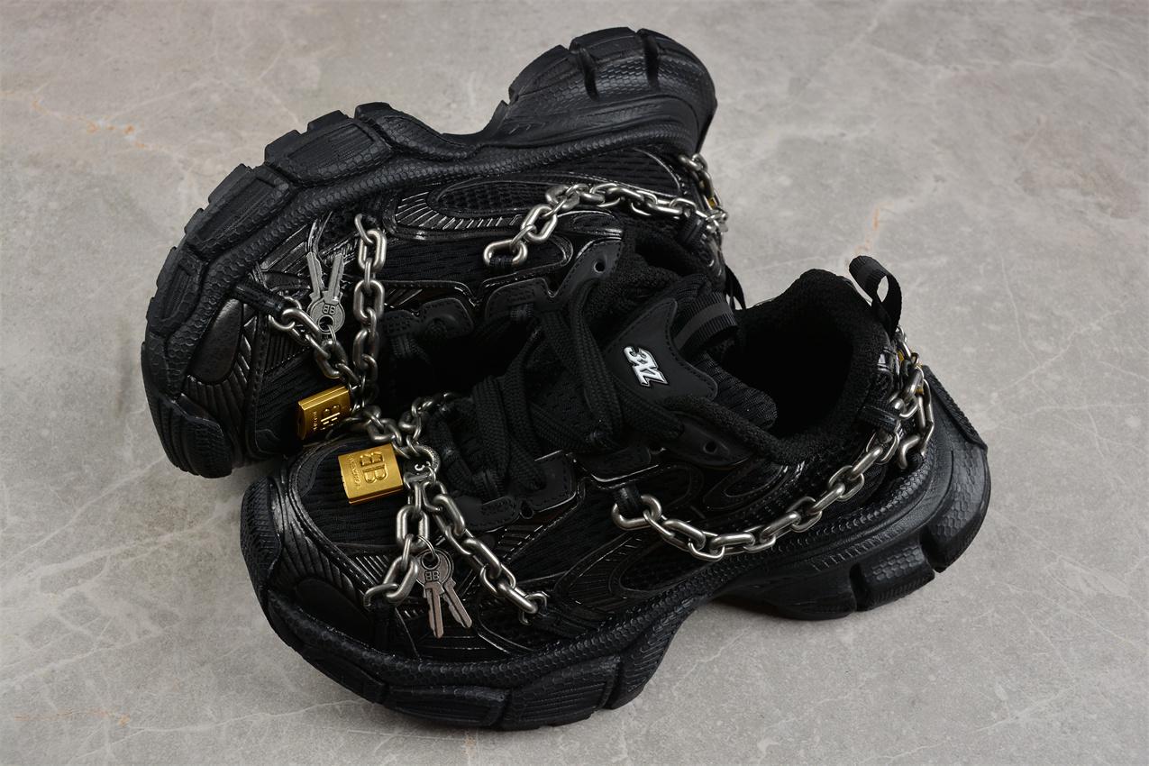 Balenciaga Phantom Sneaker 3XL "Black/Silver" фото № 6