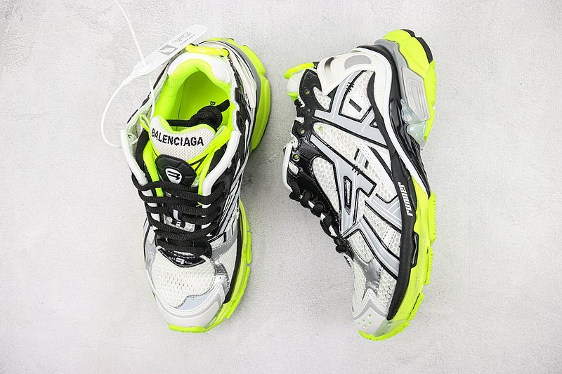 Balenciaga Runner "White/Black/Yellow" фото № 6