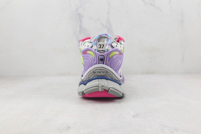 Balenciaga Runner "White/Neon Yellow/Purple" фото № 9