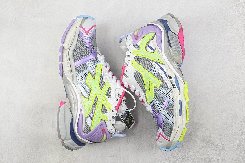 Balenciaga Runner "White/Neon Yellow/Purple" фото № 7