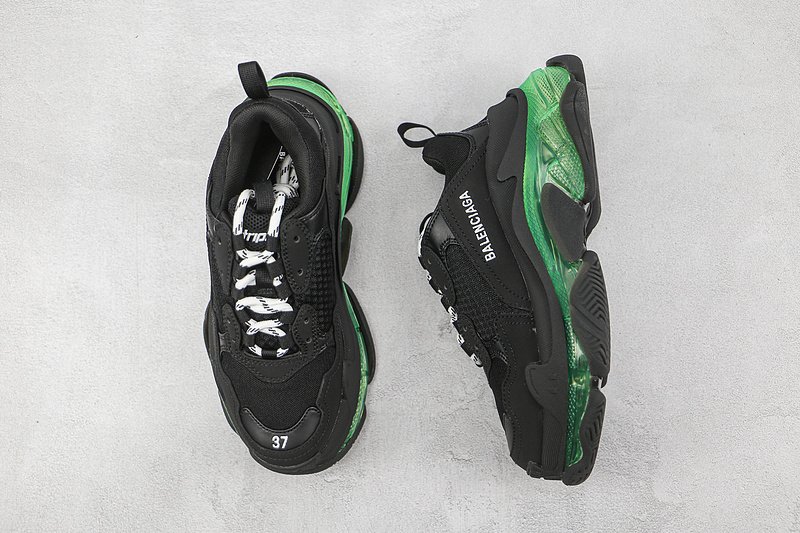 Balenciaga Track "Black/Green" фото № 7