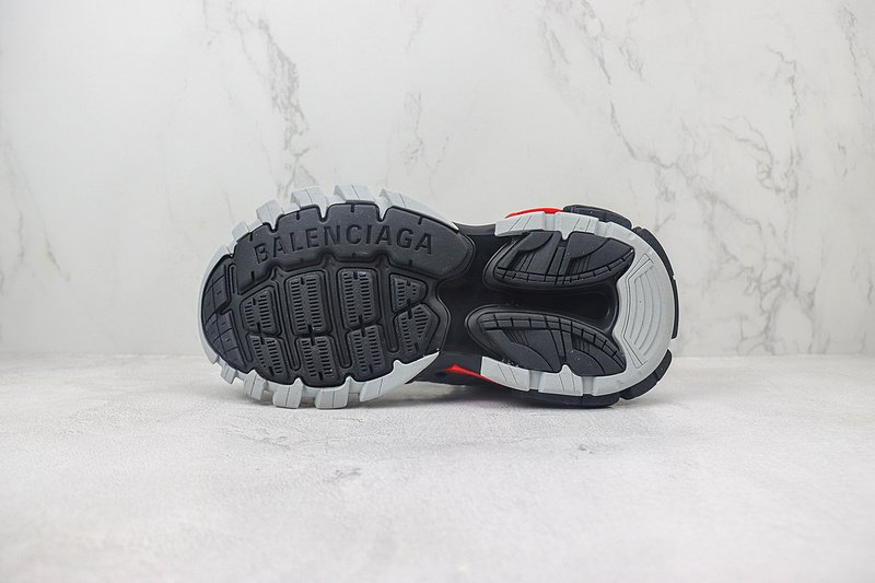 Balenciaga Track "Silver/Red/Black" фото № 8