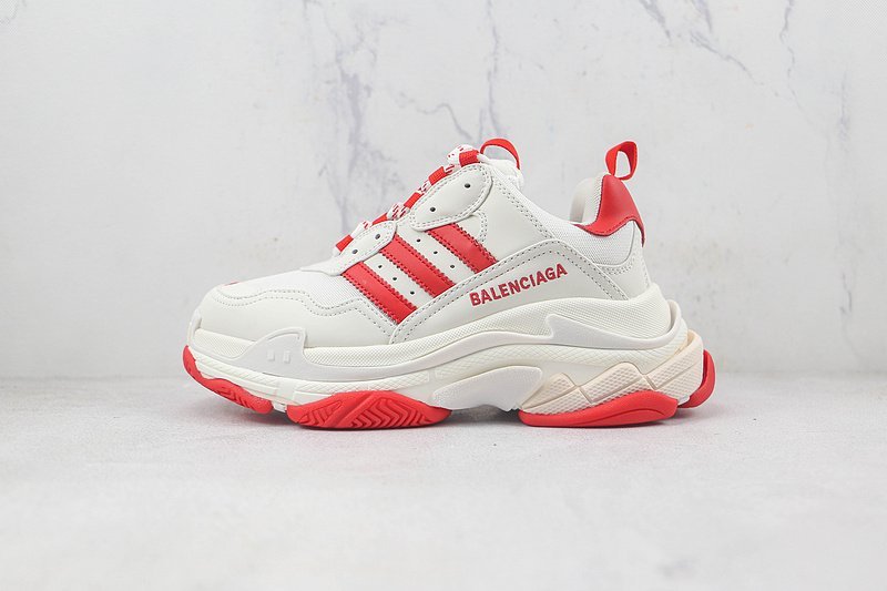 Balenciaga Triple S "White/Red" фото № 2