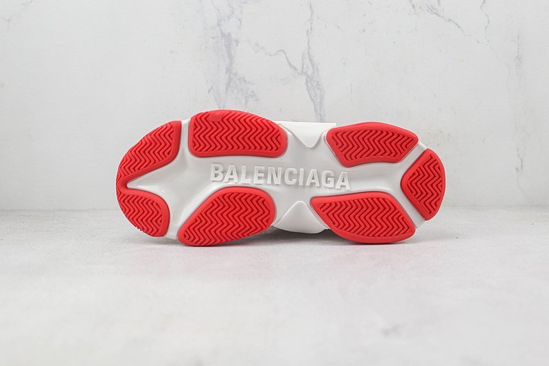 Balenciaga Triple S "White/Red" фото № 8