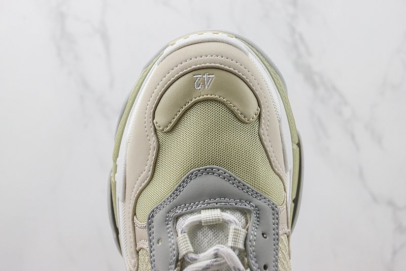 Balenciaga Triple S "Mocha Green/Light Beige" фото № 4