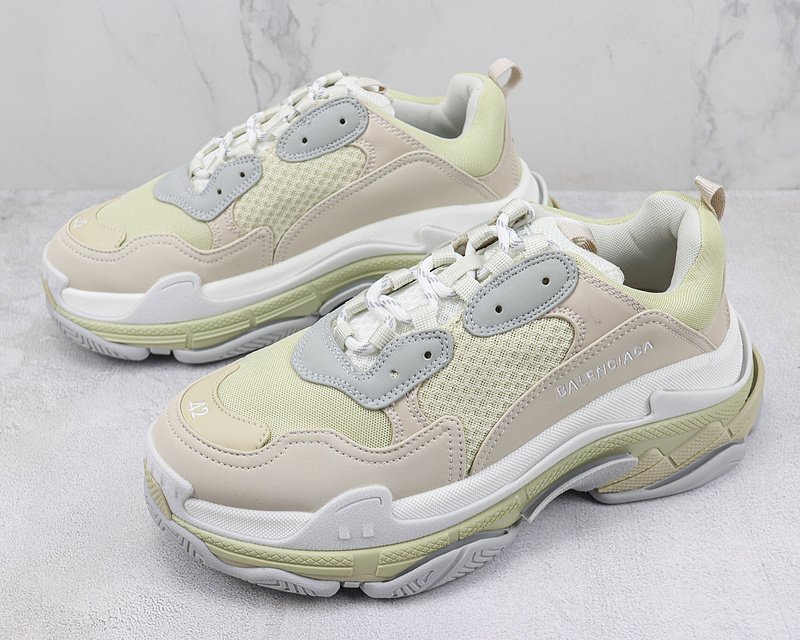 Balenciaga Triple S "Mocha Green/Light Beige" фото № 5