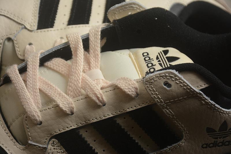 Adidas Originals FORUM LOW CL "Beige Black" фото № 5