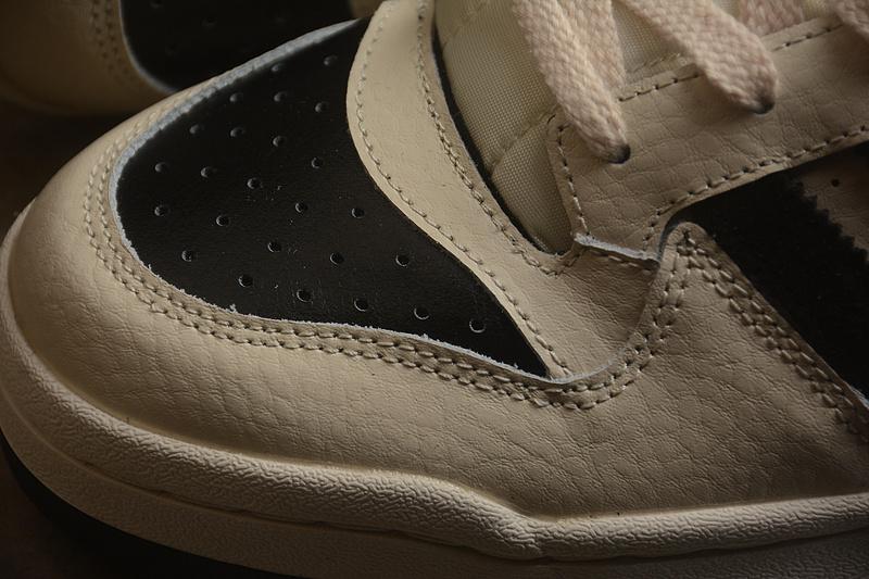 Adidas Originals FORUM LOW CL "Beige Black" фото № 3