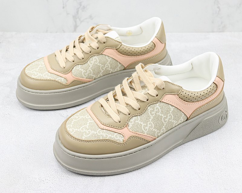 Gucci Chunky B "Pink/Grey/Web" фото № 5