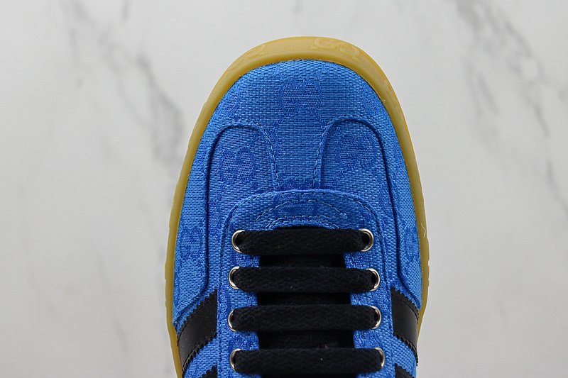 Adidas x Gucci Gazelle "Blue/Black/Beige" фото № 4