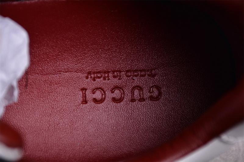 Gucci Re-Web Sneaker "White Rosso Ancora" фото № 8