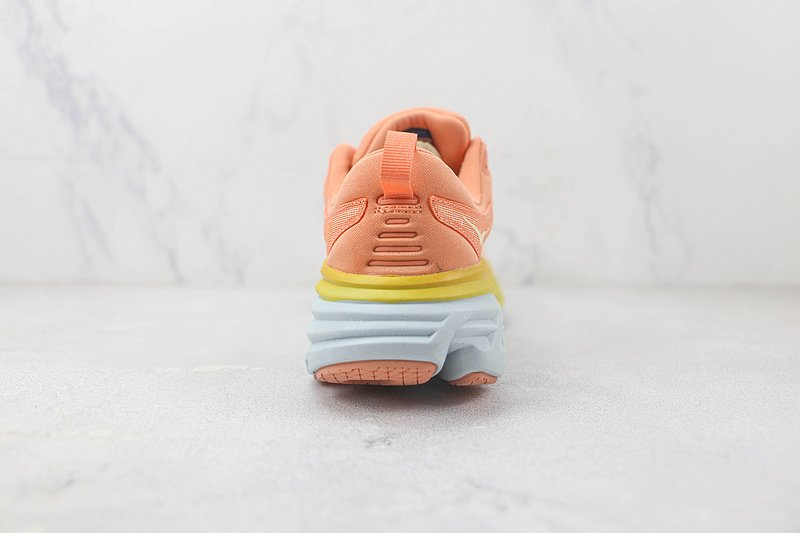 Hoka One One Running Bondi 8 "Pink Foam/Yellow" фото № 9