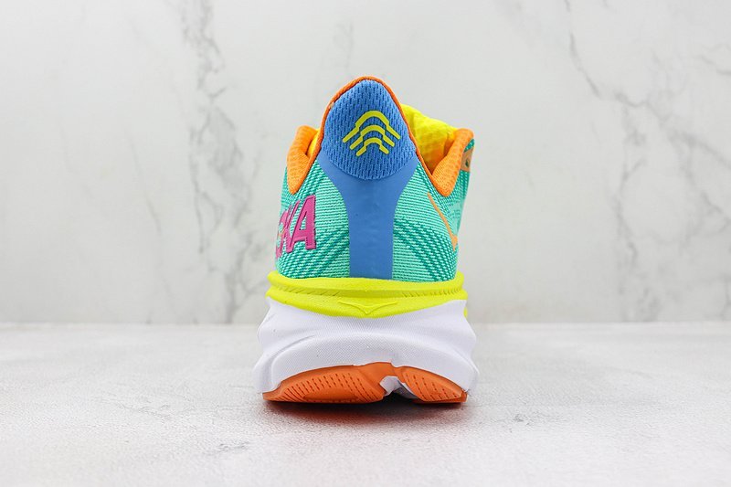 Hoka One One Clifton 9 "Turquoise/Yellow" фото № 9