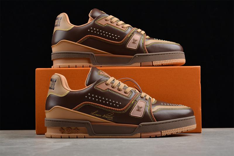 Louis Vuitton Trainer "Brown Leather" фото № 8
