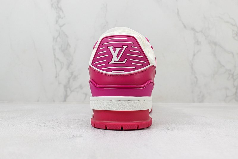 Louis Vuitton LV Trainer 2021 Low "White Fuchsia" фото № 9