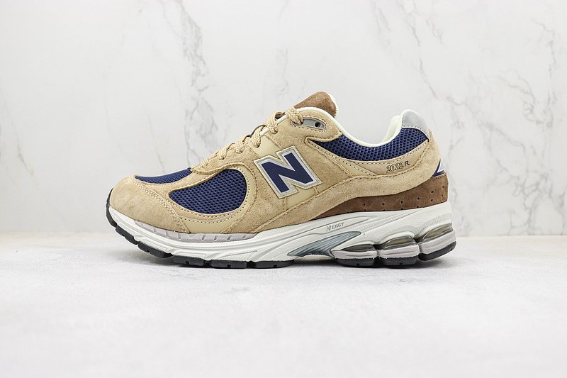 New Balance 2002R "Beige/Dark Blue" фото № 2