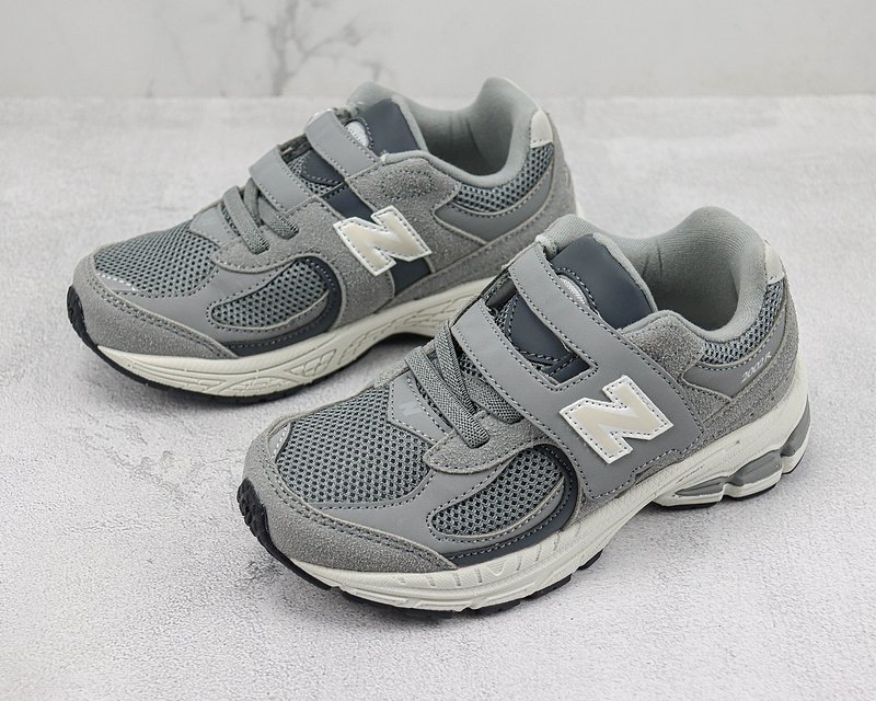 New Balance 2002r Hook & Loop Little "Steel Lead" фото № 5