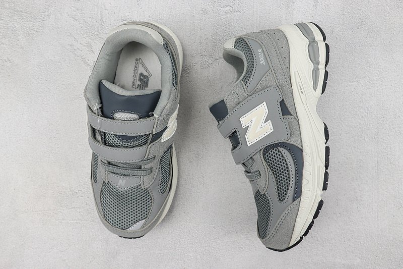 New Balance 2002r Hook & Loop Little "Steel Lead" фото № 6
