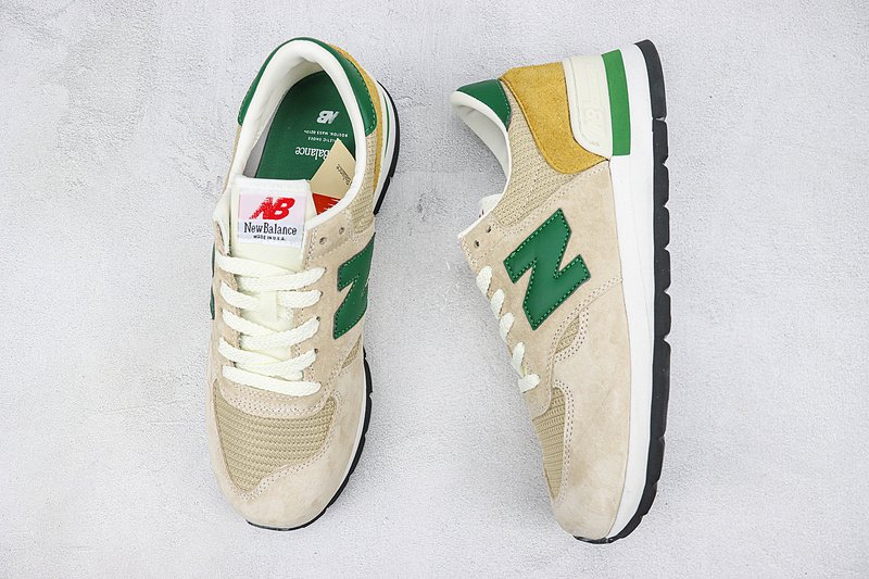 Teddy Santis x New Balance 990v1 "Light Beige/Green/Mustard" фото № 6