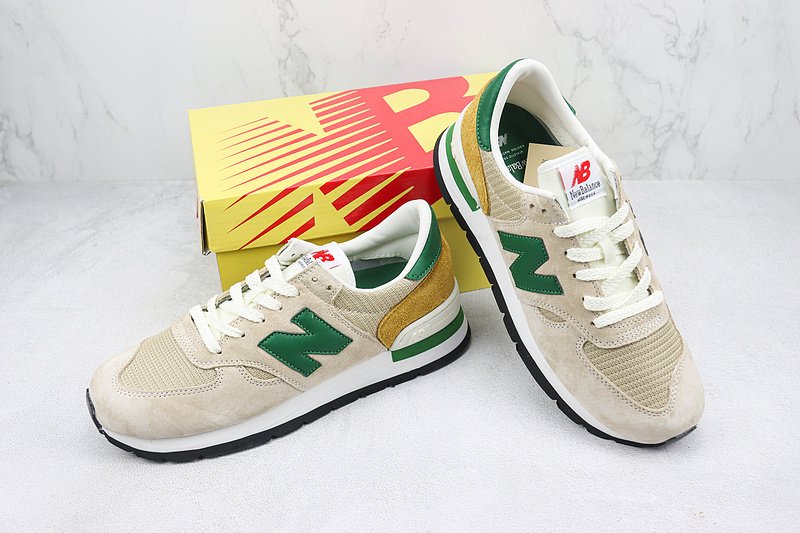 Teddy Santis x New Balance 990v1 "Light Beige/Green/Mustard" фото № 7