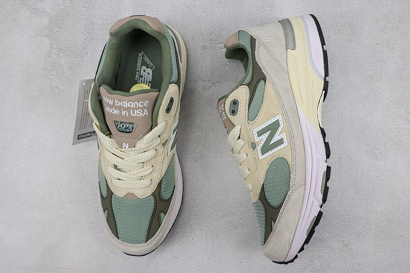 New Balance 993 "Beige/Grey/Green" фото № 6