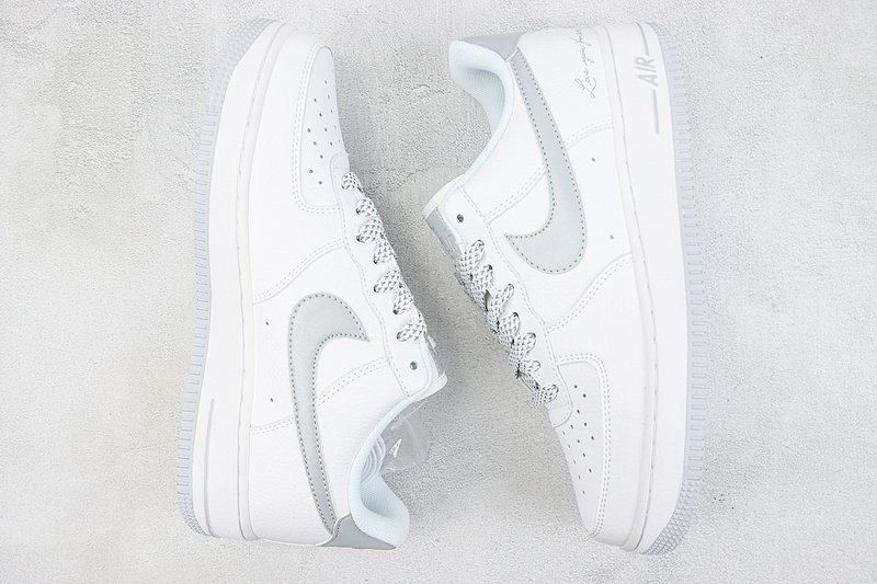 Nocta x Nike Air Force 1 Low "White/Silver" фото № 6