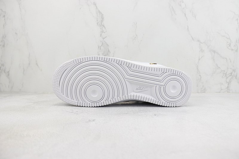 Nike Air Force 1 Low "Multi-Sail/Metallic Gold" фото № 8