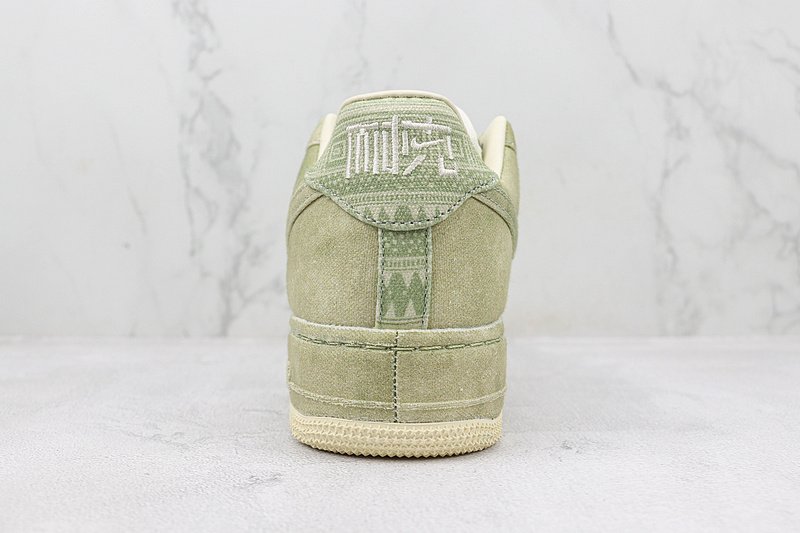 Nike Air Force 1 Low Premium "NAI-KE/Olive" фото № 9