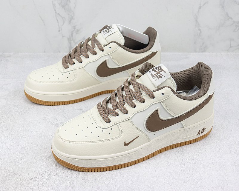 Nike Air Force 1 Low "Light Brown/Cream White" фото № 5