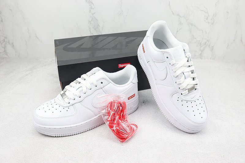 Supreme x Nike Air Force 1 Low "White" фото № 7
