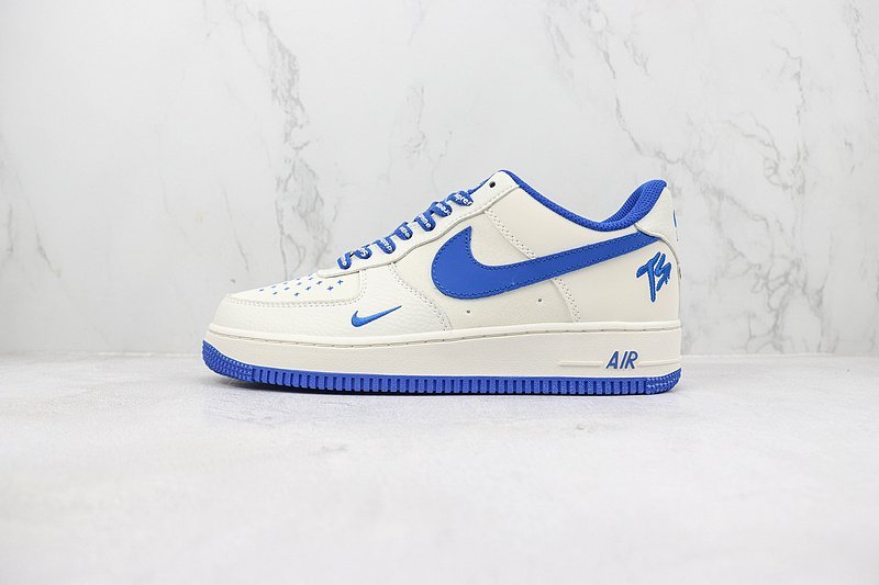 Terror Squad x Nike Air Force 1 Low "White/Medium Blue" фото № 2