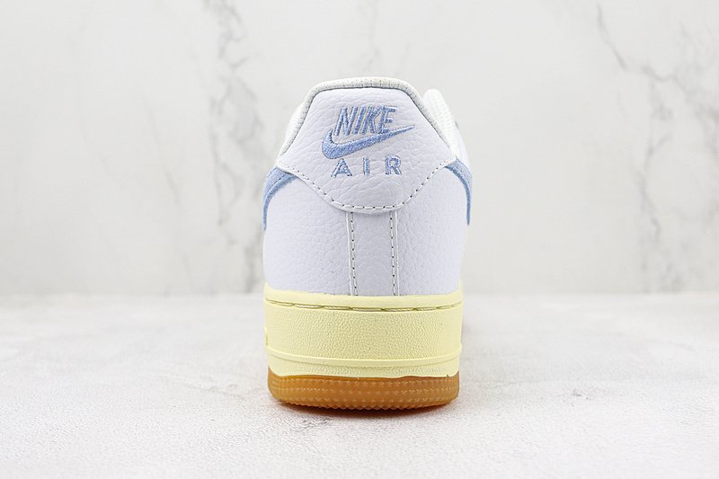 Nike Air Force 1 Low "White/Alabaster/Coconut Milk/Cobalt Bliss" фото № 9
