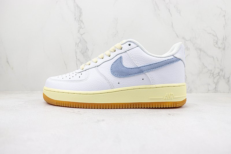 Nike Air Force 1 Low "White/Alabaster/Coconut Milk/Cobalt Bliss" фото № 2