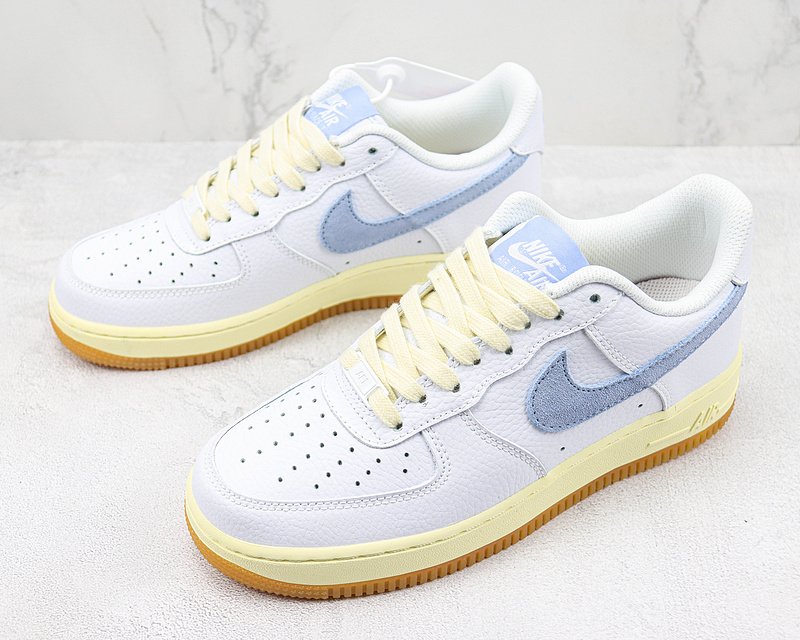 Nike Air Force 1 Low "White/Alabaster/Coconut Milk/Cobalt Bliss" фото № 5