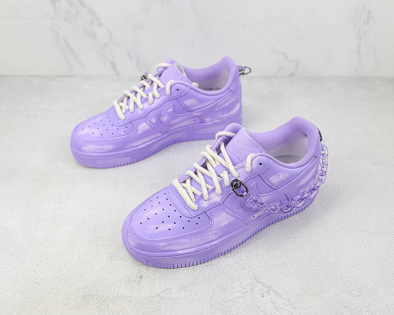 Nike Air Force 1 Low "Neon Purple/Chain" фото № 5