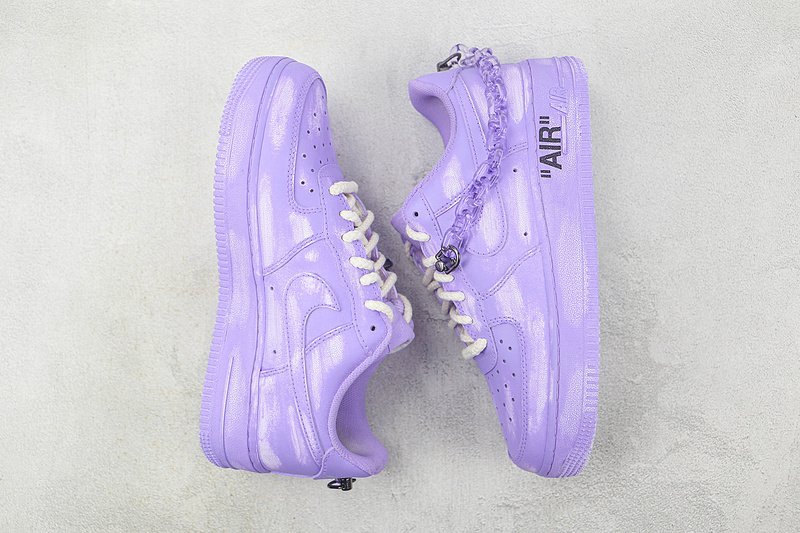 Nike Air Force 1 Low "Neon Purple/Chain" фото № 6