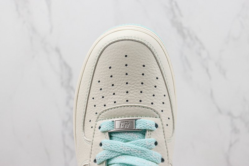 Nike Air Force 1 Low "Cream White/Mint Blue" фото № 4