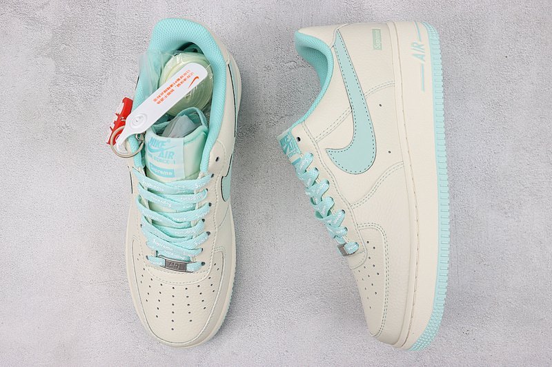 Nike Air Force 1 Low "Cream White/Mint Blue" фото № 7