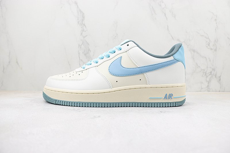Nike Air Force 1’07 Low "Beige/White/Light Blue" фото № 2