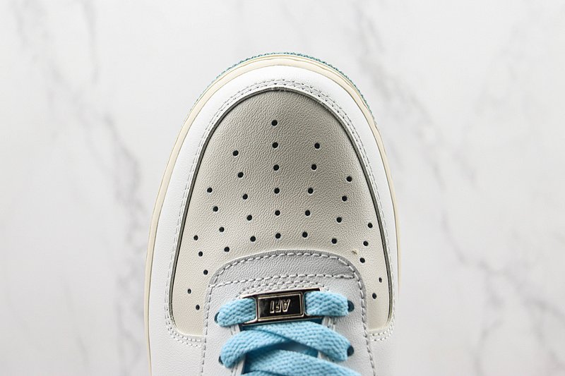 Nike Air Force 1’07 Low "Beige/White/Light Blue" фото № 4
