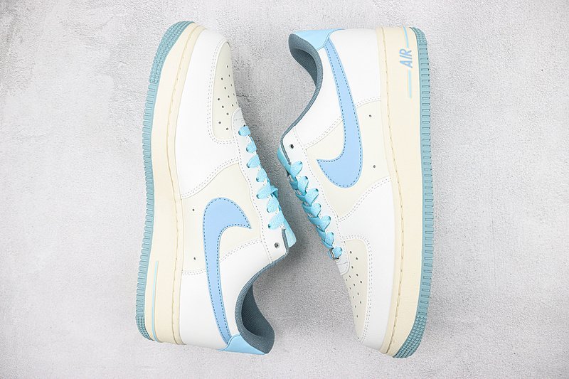 Nike Air Force 1’07 Low "Beige/White/Light Blue" фото № 7