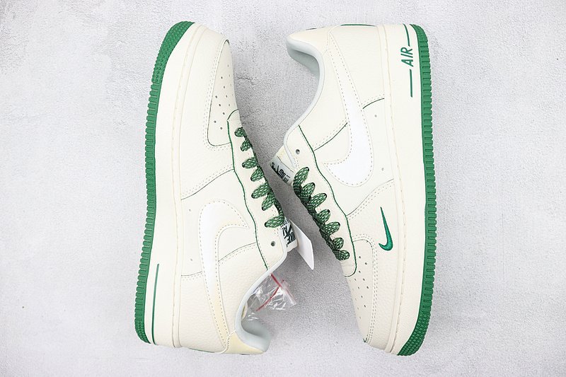 Nike Air Force 1 Low "Sail White/Green/Mini Swoosh" фото № 6
