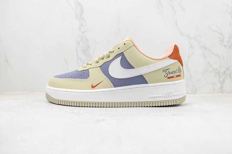Gucci x Nike Air Force 1 Low "Haze Green/Haze Blue" фото № 2