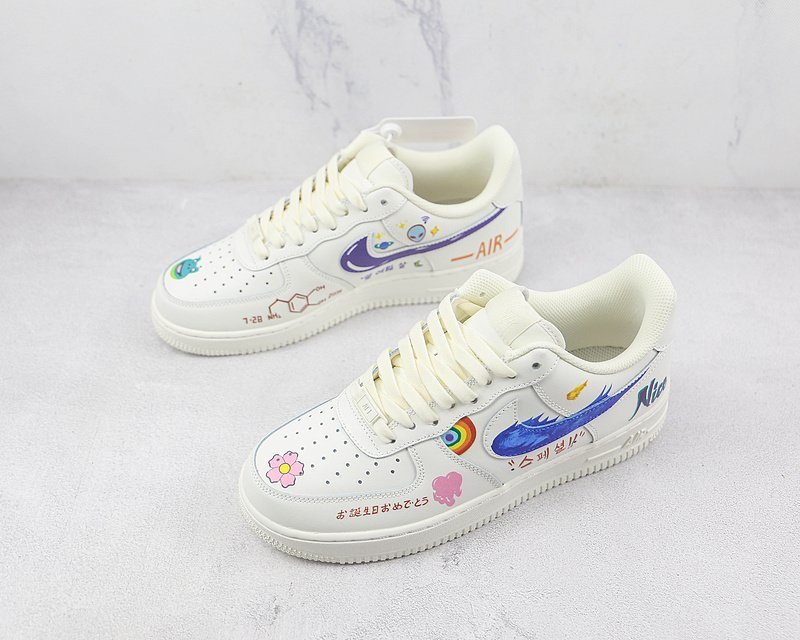 Nike Air Force 1 Low "Rainbow Graffiti" фото № 5